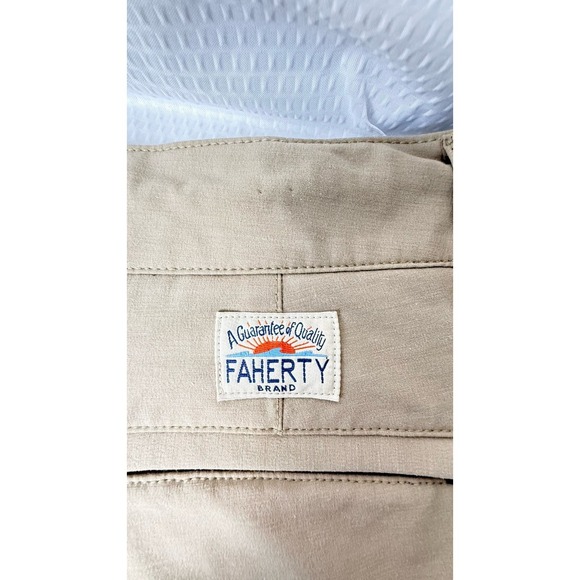 Faherty Other - Vintage Flaherty All Day Shorts Size 30 Kakhi Draw String Waist Good Condition